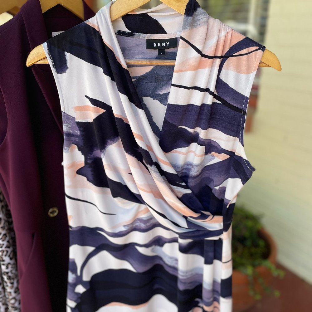 Colorful DKNY Blouse